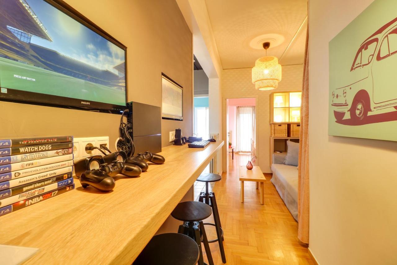 Spacious Central Flat☆3Min To Metro☆Ac|Netflix|Pc Athens Ngoại thất bức ảnh