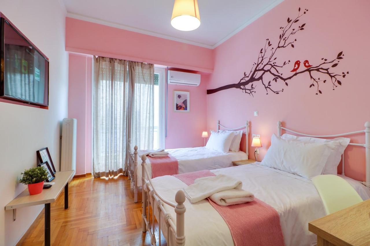 Spacious Central Flat☆3Min To Metro☆Ac|Netflix|Pc Athens Ngoại thất bức ảnh