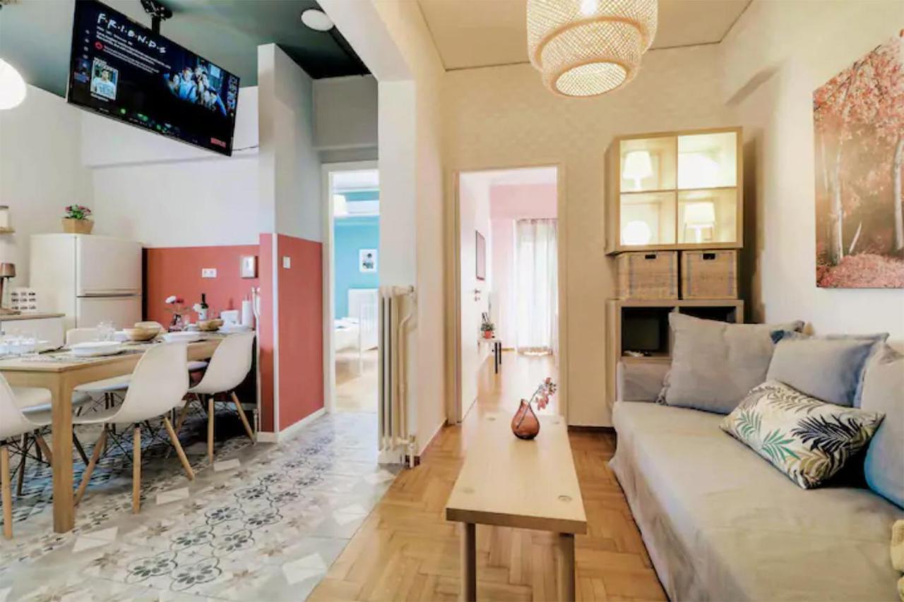 Spacious Central Flat☆3Min To Metro☆Ac|Netflix|Pc Athens Ngoại thất bức ảnh