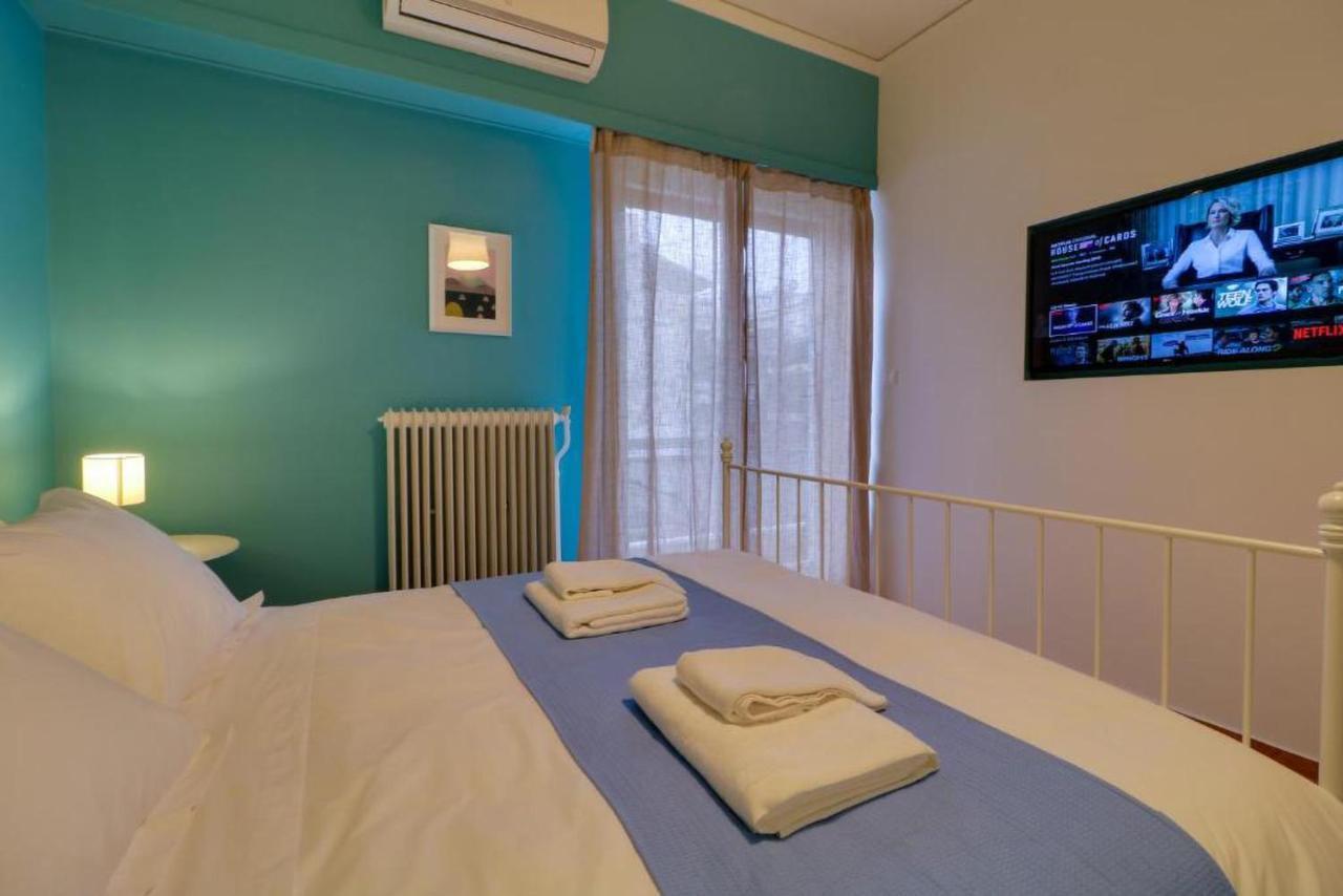 Spacious Central Flat☆3Min To Metro☆Ac|Netflix|Pc Athens Ngoại thất bức ảnh