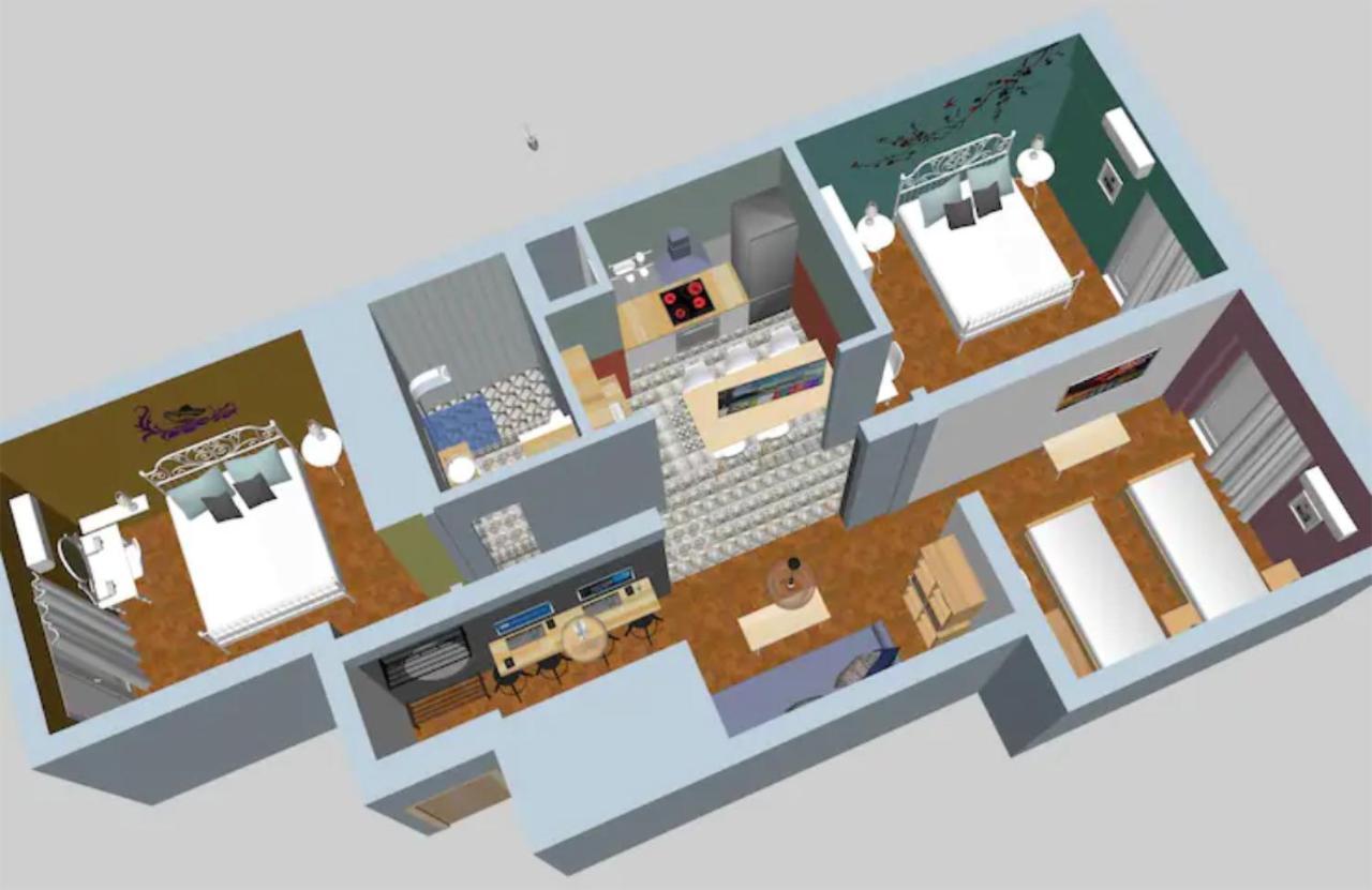 Spacious Central Flat☆3Min To Metro☆Ac|Netflix|Pc Athens Ngoại thất bức ảnh