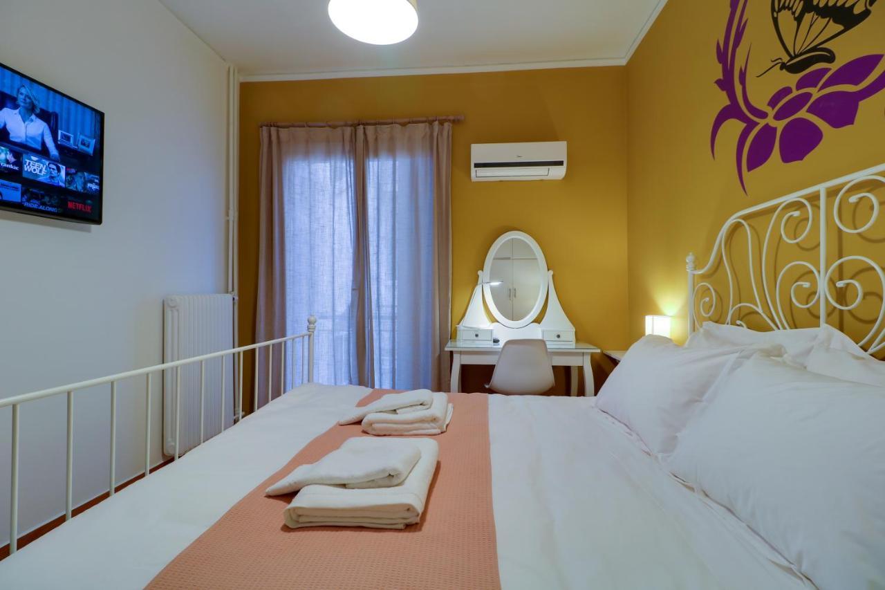 Spacious Central Flat☆3Min To Metro☆Ac|Netflix|Pc Athens Ngoại thất bức ảnh
